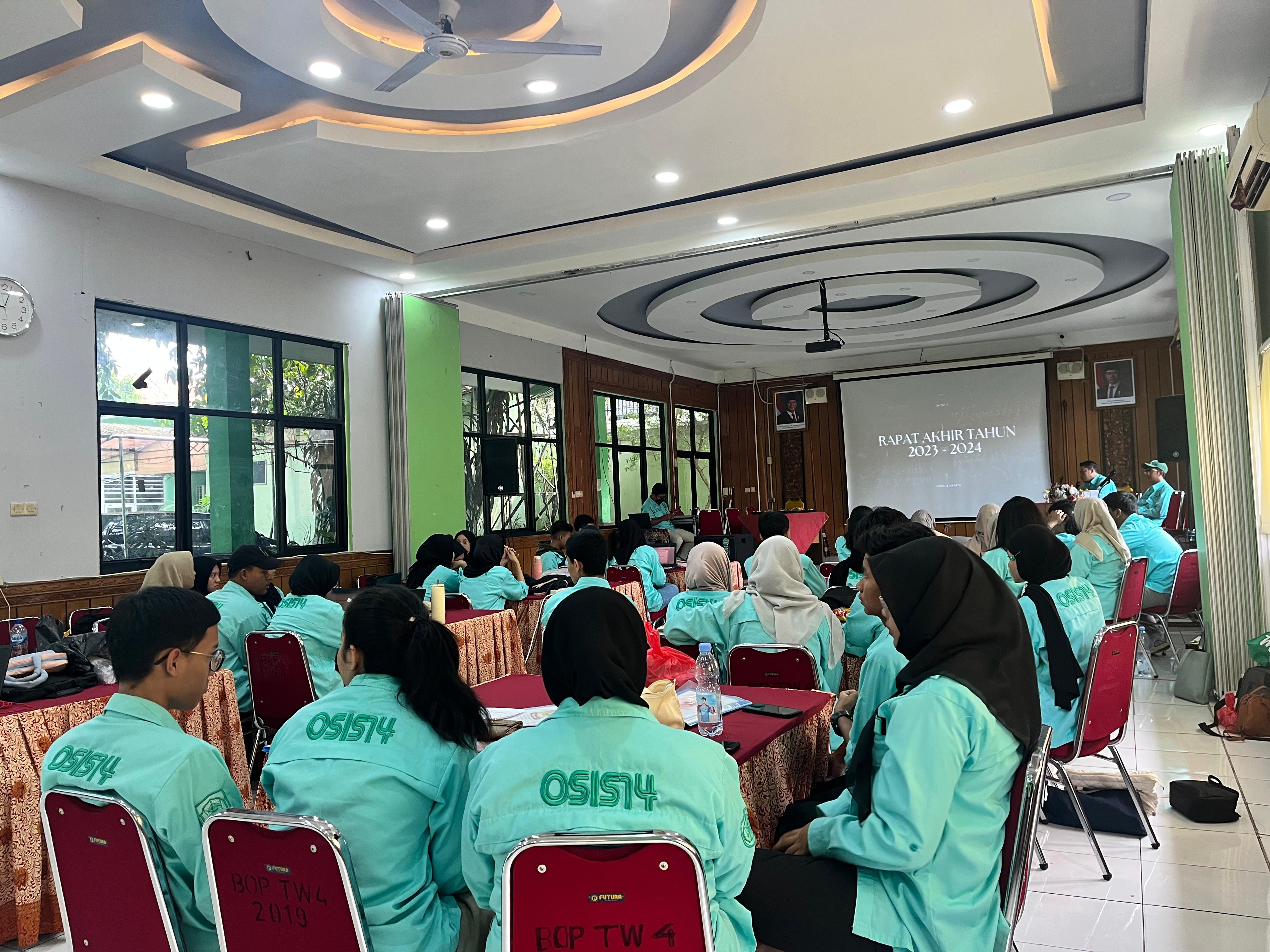 RAPAT PERTANGGUNGJAWABAN AKHIR OSIS DAN MPK SMKN 14 PERIODE 2023